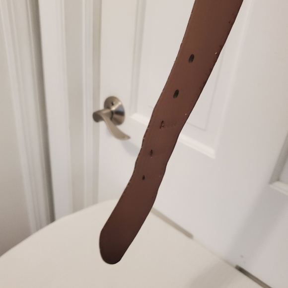 Fossil "Joe" Brown Leather Belt Size 38, Casual, Classic - Picture 12 of 13